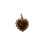 Pendant vintage pendant heart brass/ g-p