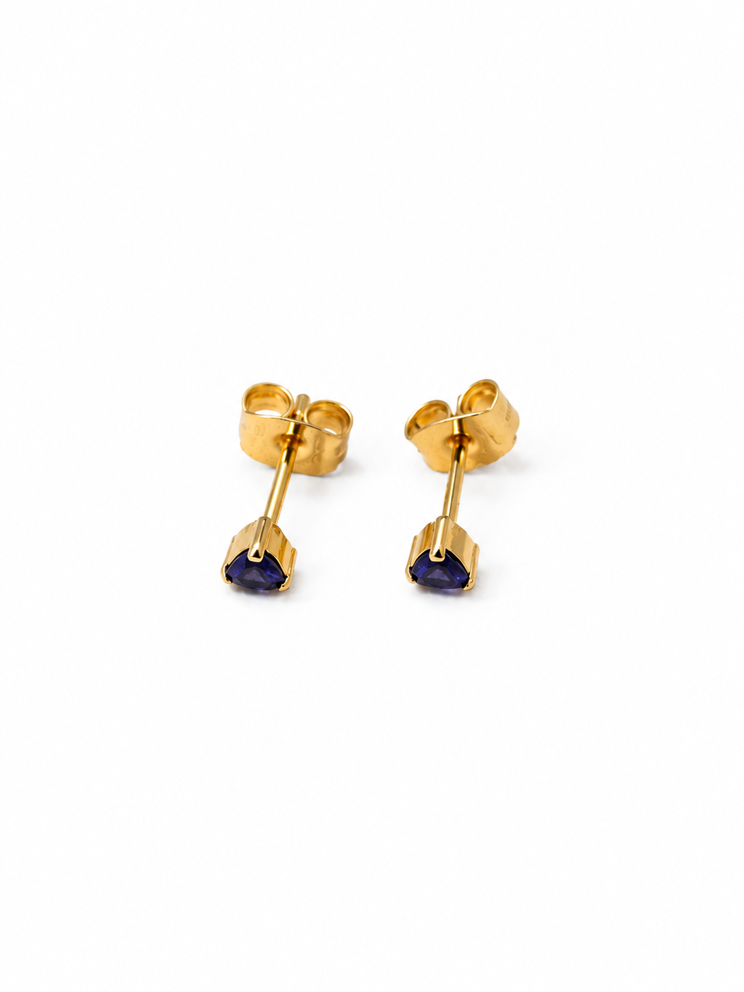 Tanzanite stud brass/ g-p
