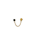 Clover chain earring g-p per piece