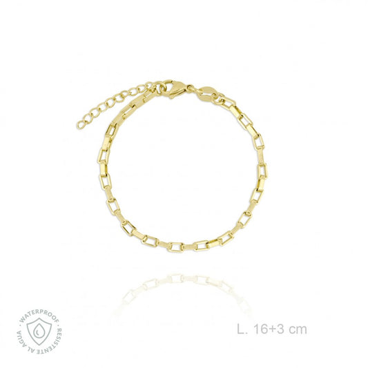 Chain block bracelet g-p