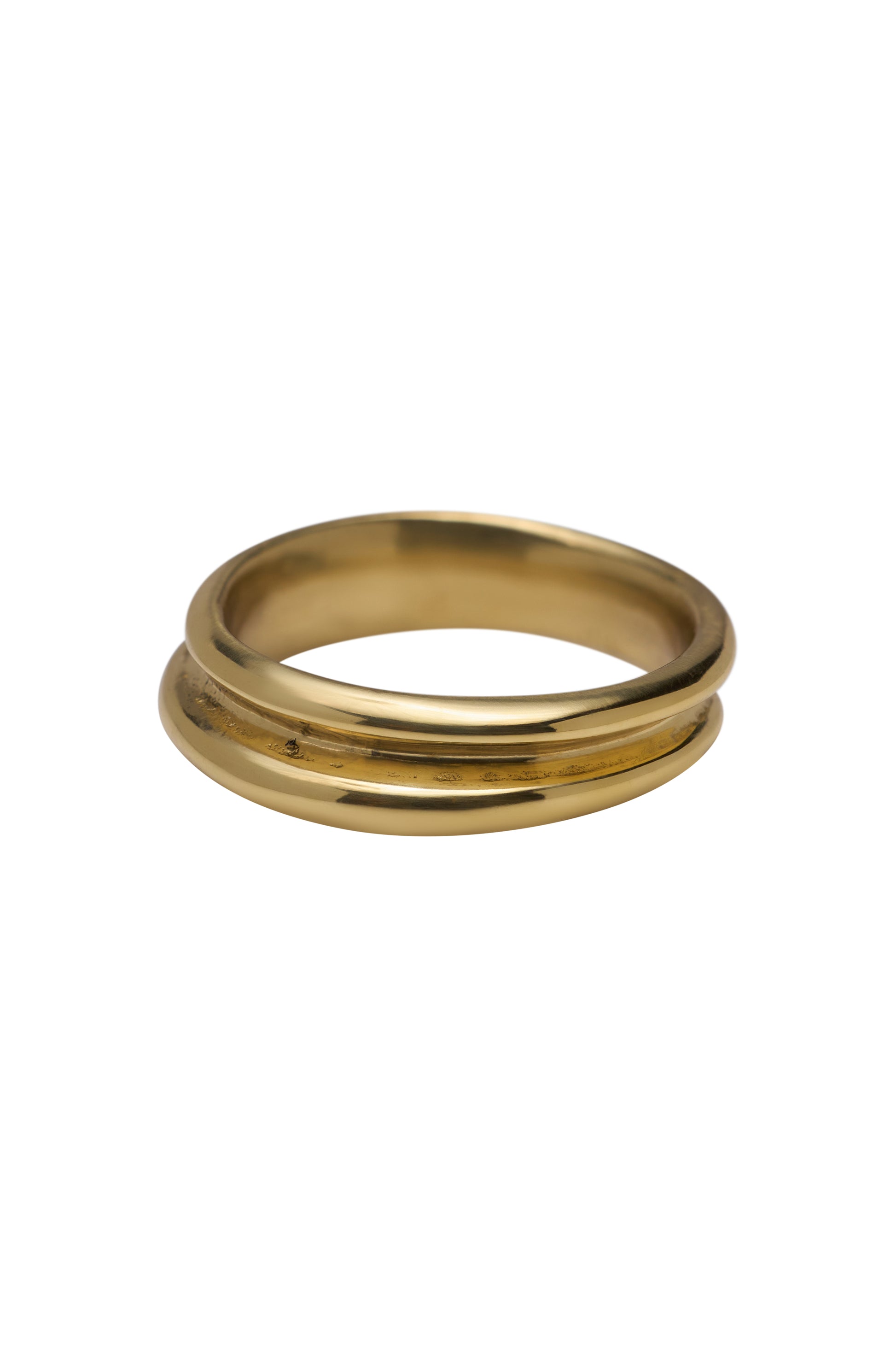 Brass double molly ring