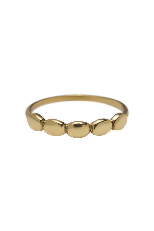 Brass  tiny rounds ring