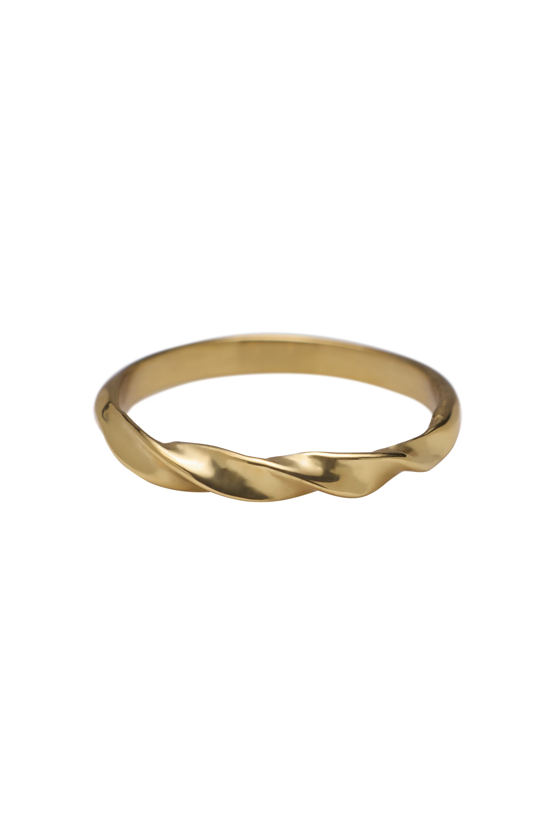 Brass  tiny wave ring