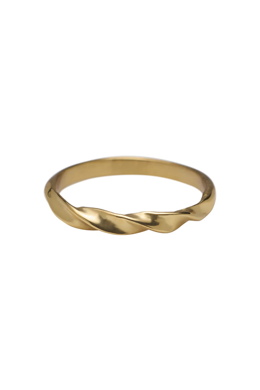 Brass  tiny wave ring