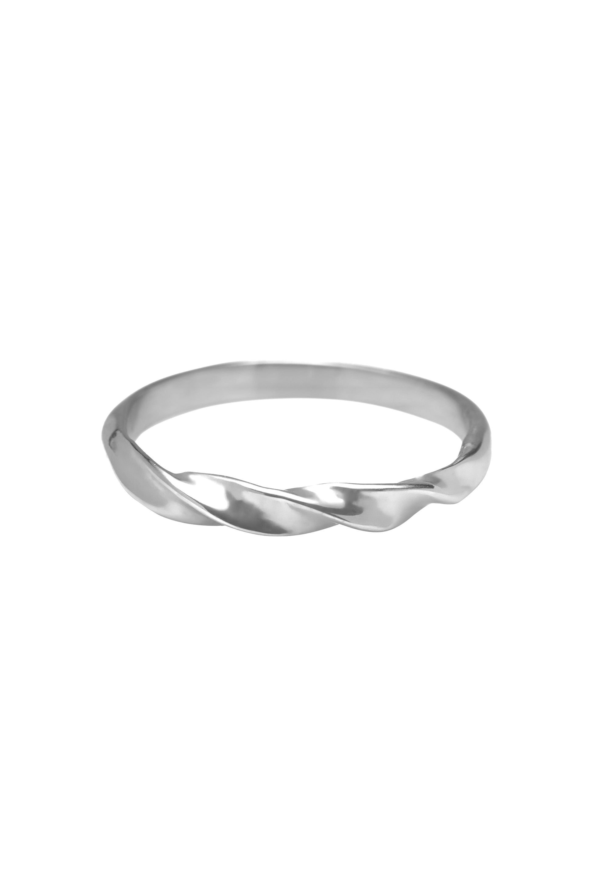 Silver  tiny wave ring