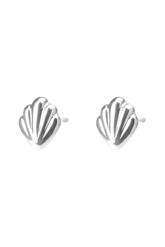 Silver shell stud