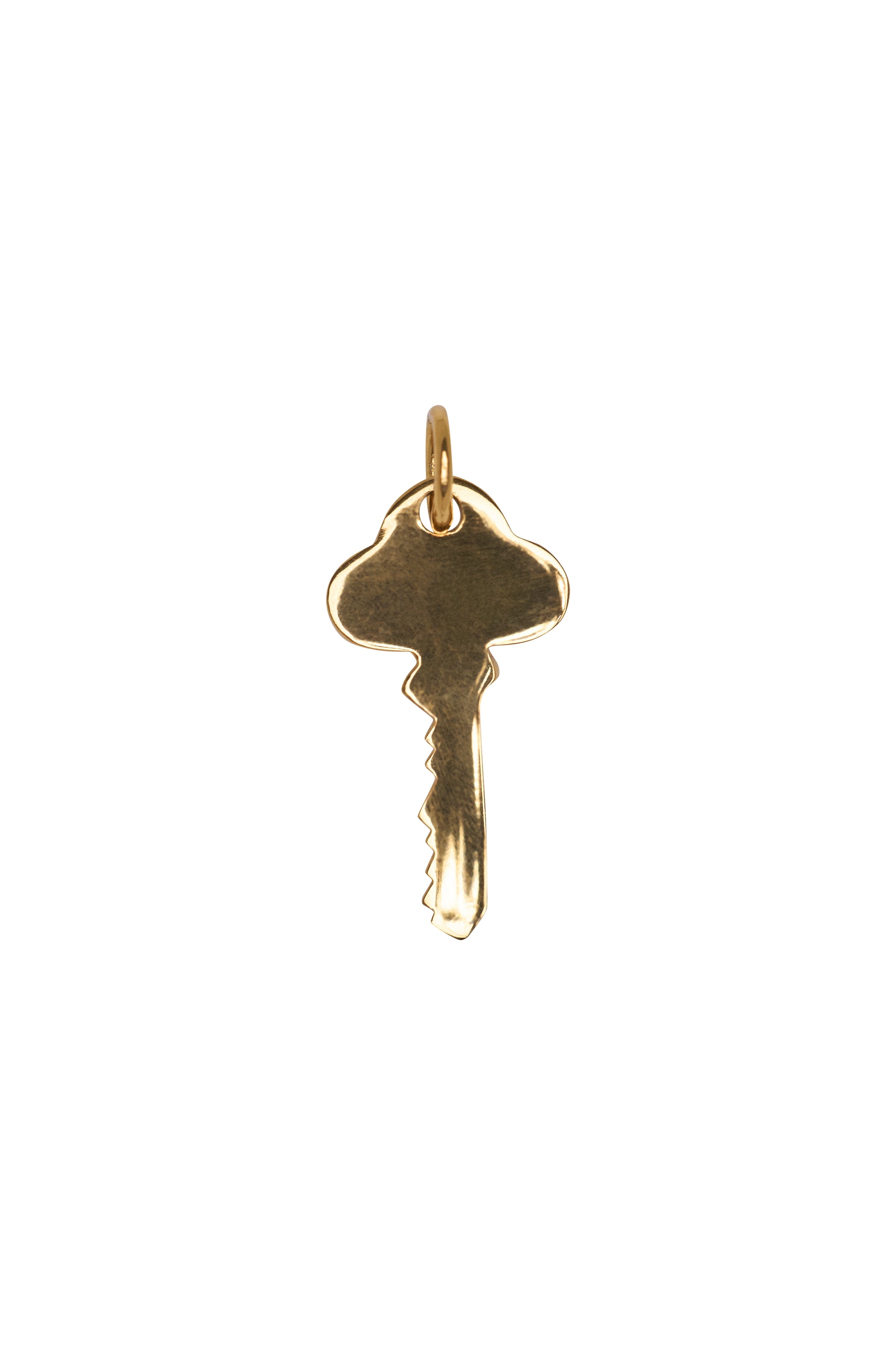 I love u key pendant big brass/g-p