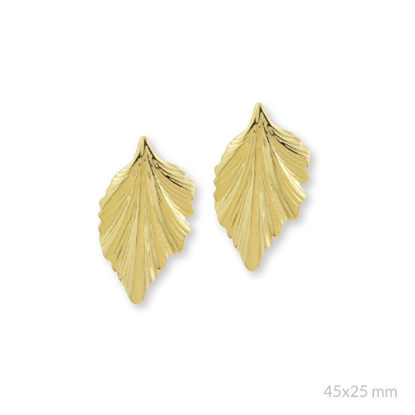 Big leaf earring g-p