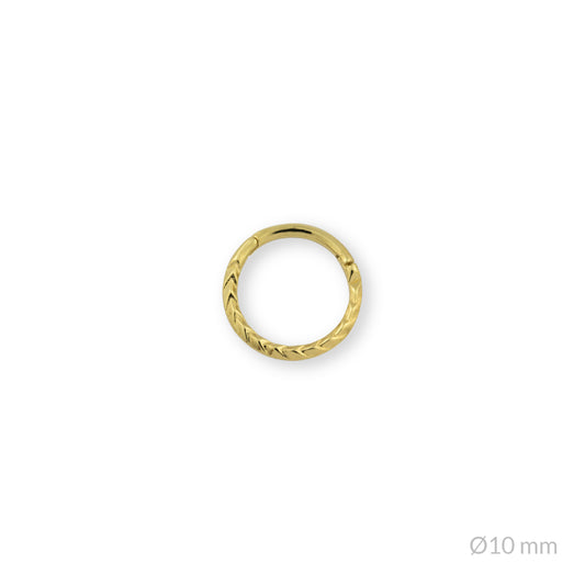 Piercing hoop stripe middle g-p