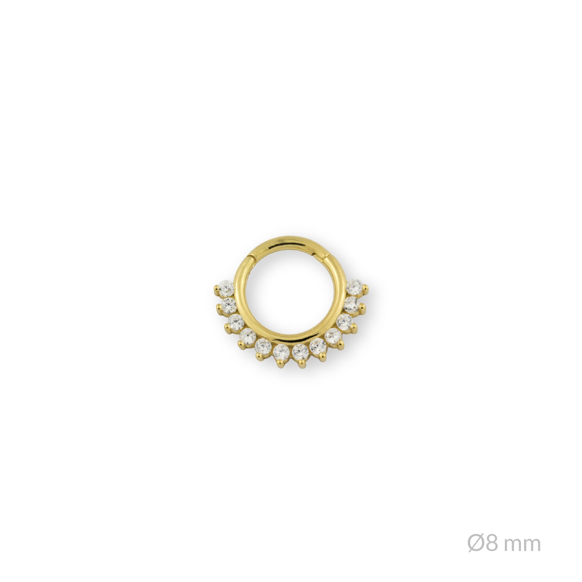 Piercing hoop zircon sun g-p