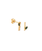 Bamboe stud earring g-p