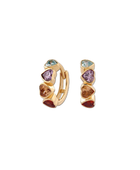 Heart stone huggies g-p