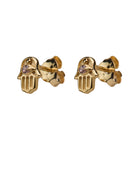 Hand stud earring g-p