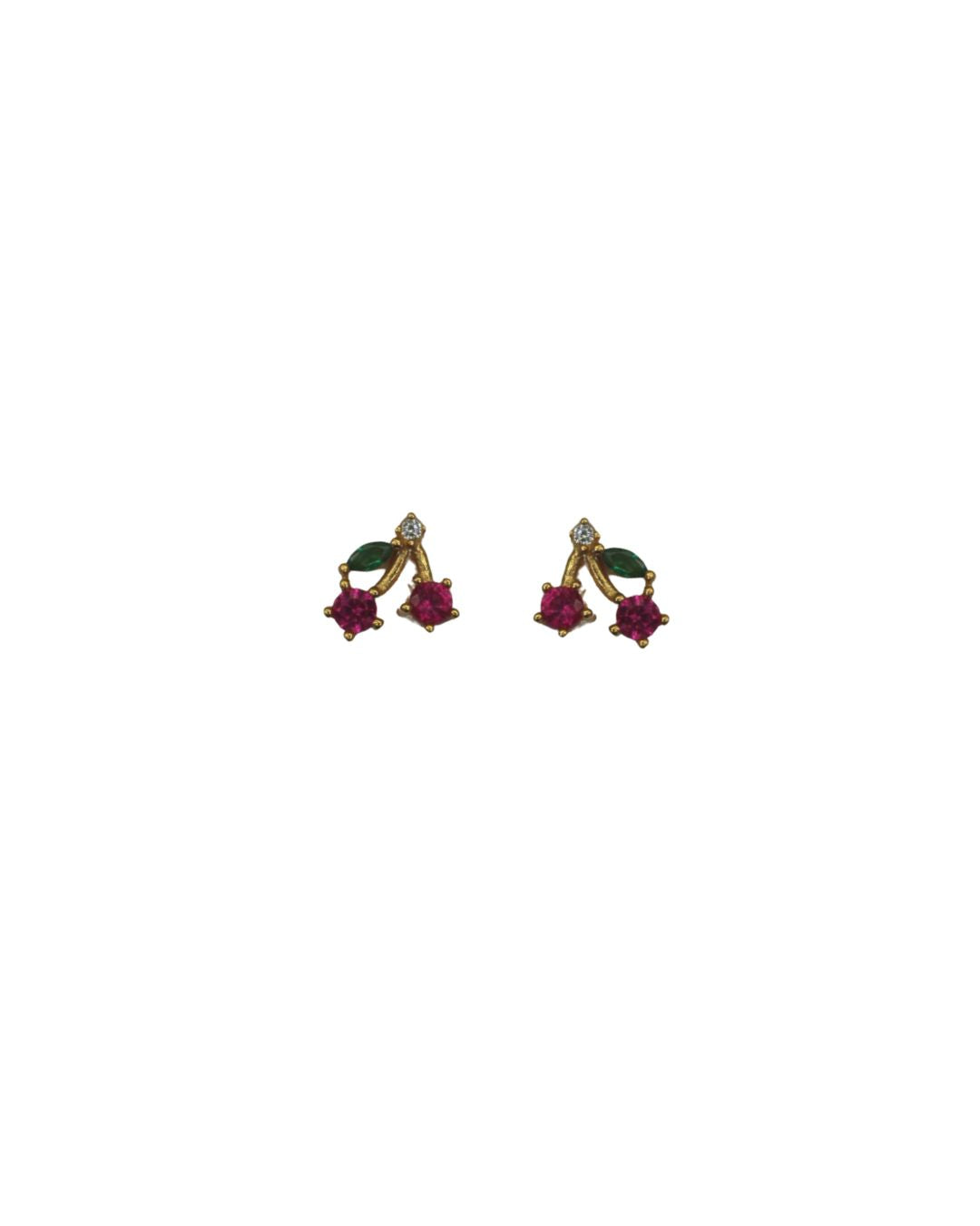 Zircon cherry stud g-p