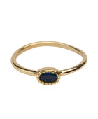 Brass ring side oval