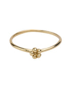 Brass bold flower ring