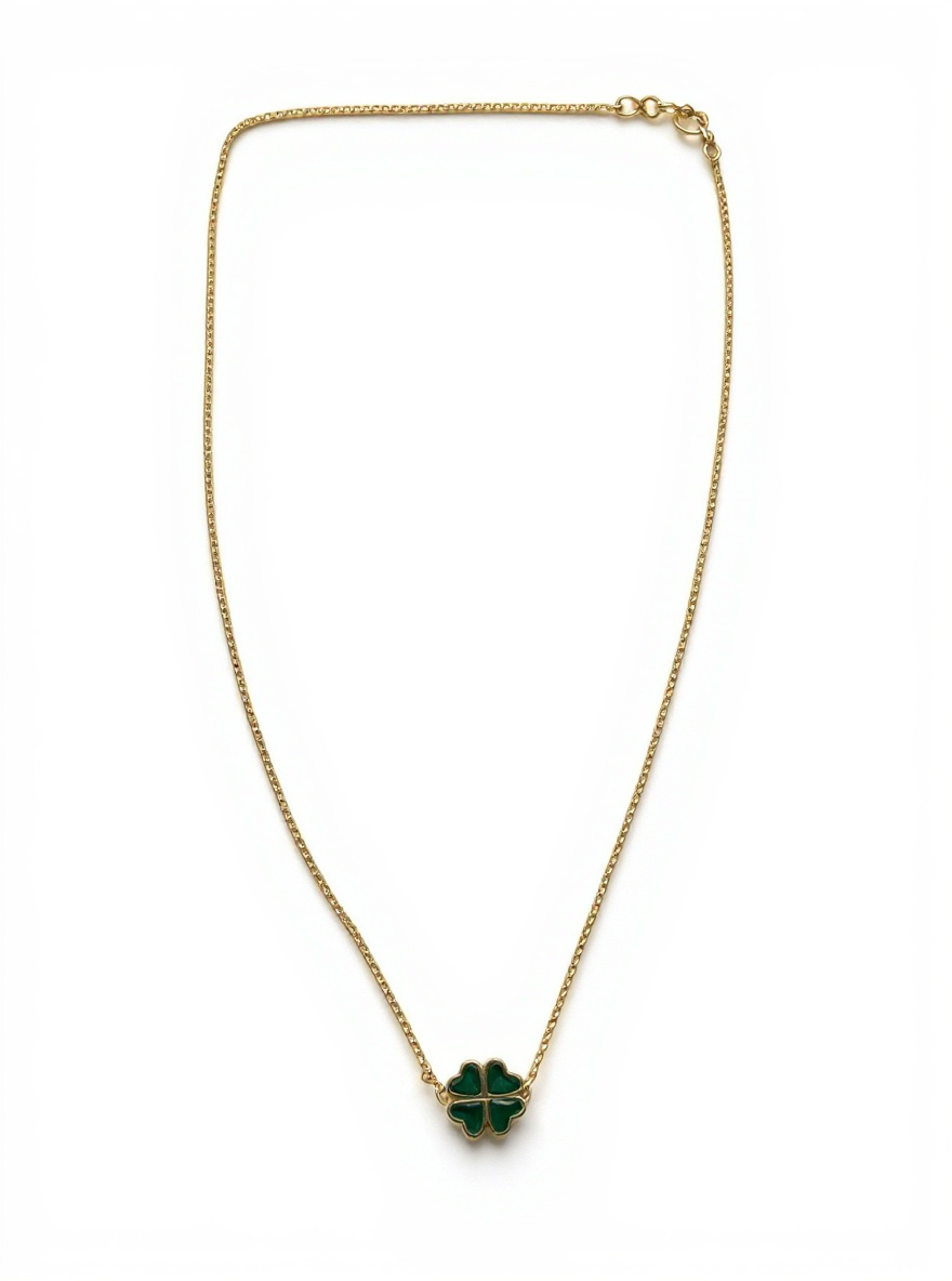 Necklace clover g-p