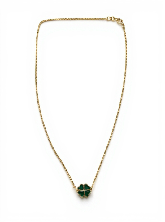 Necklace clover g-p