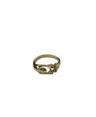 Brass frog ring