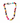 Multi color bead necklace