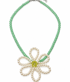 Big shell flower necklace