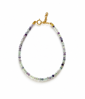 Bracelet fluorite with g-p lock