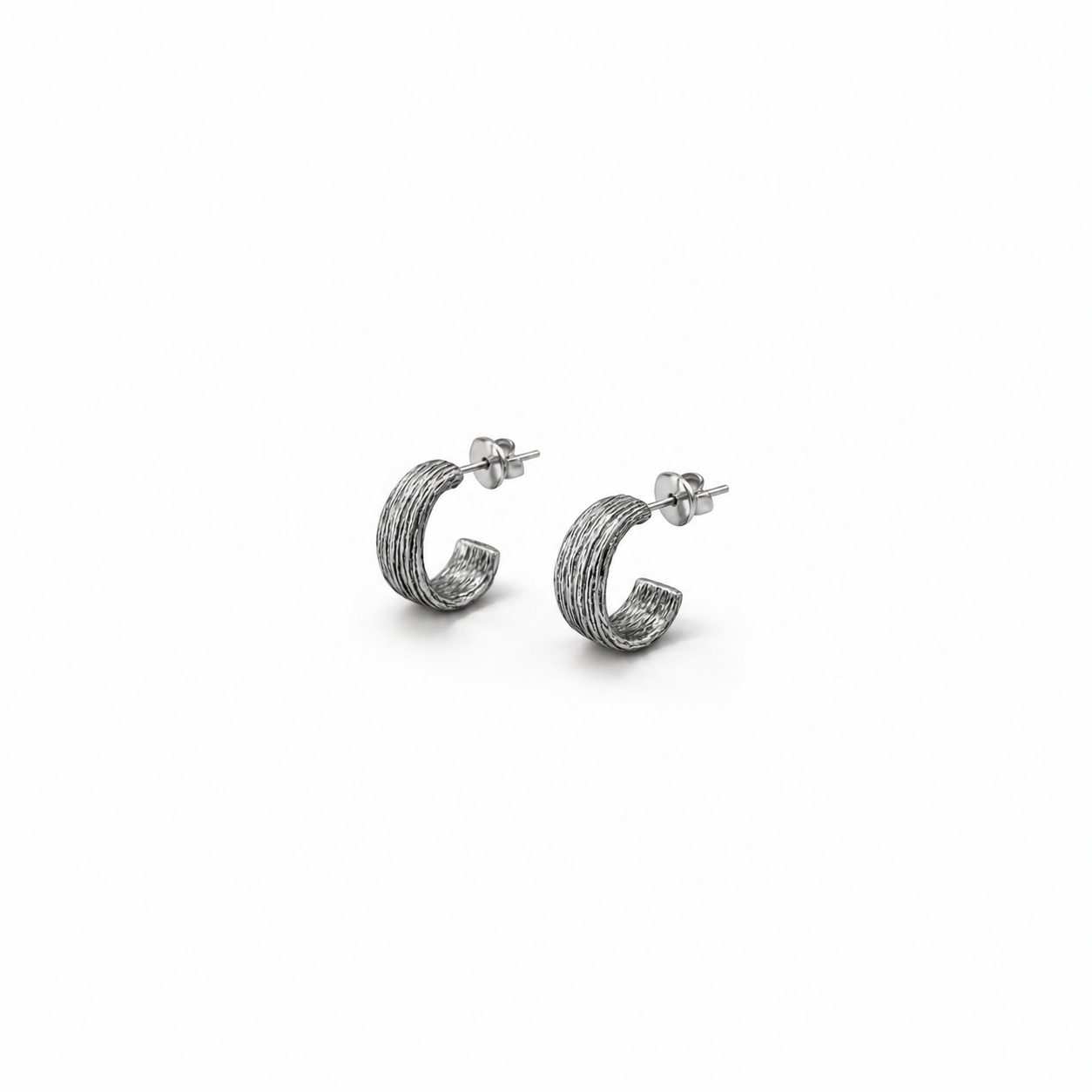 Wire earring brass/ s-p