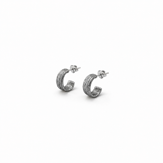Wire earring brass/ s-p