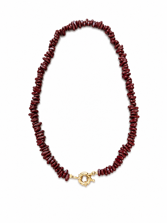 Necklace hematite g-p