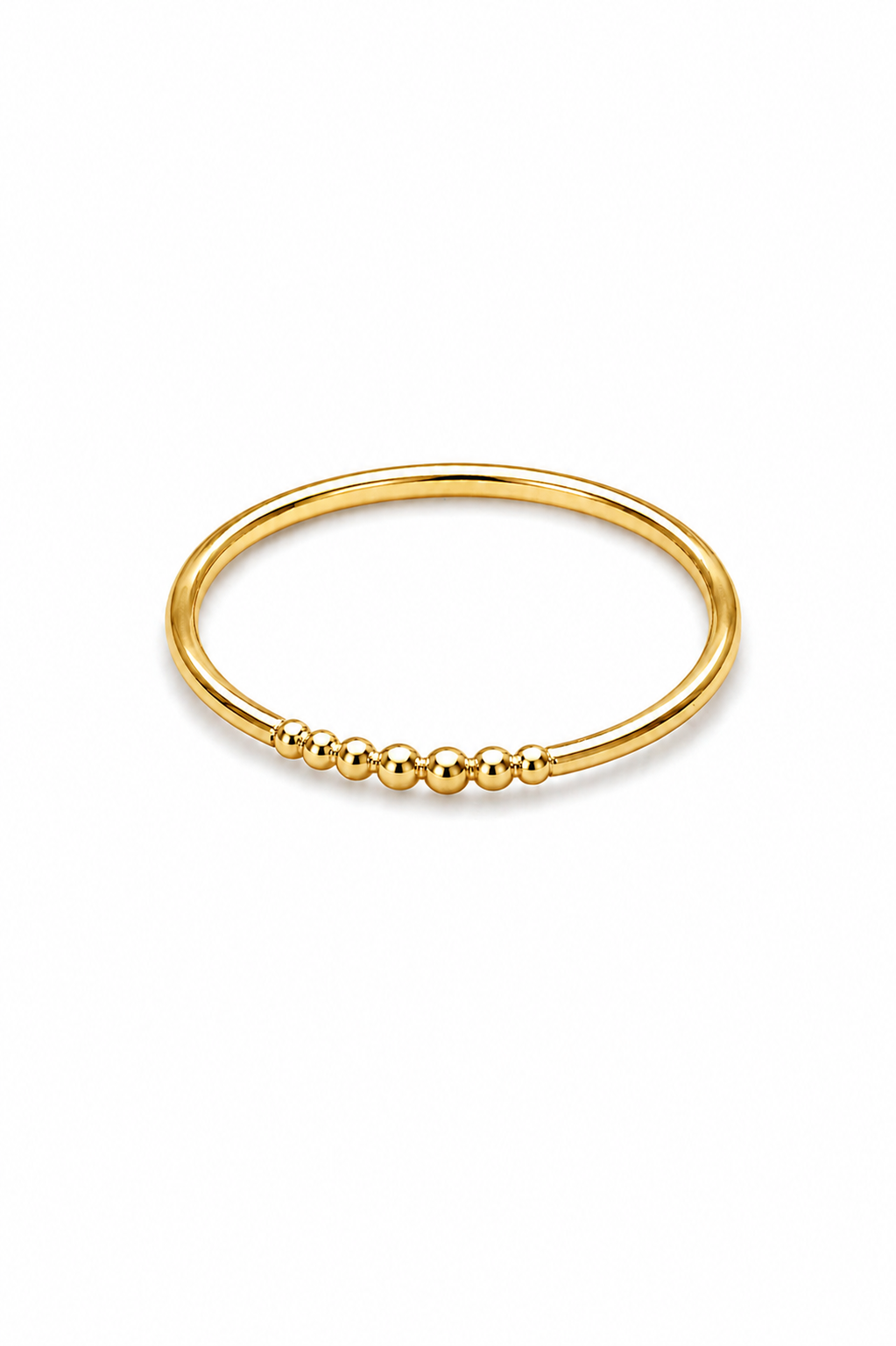 Brass tiny dot ring