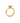 Brass flower twig ring
