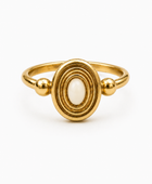 Brass ring oval