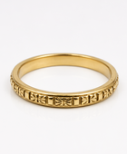 Vintage pattern ring