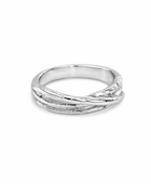 Silver bold twisted