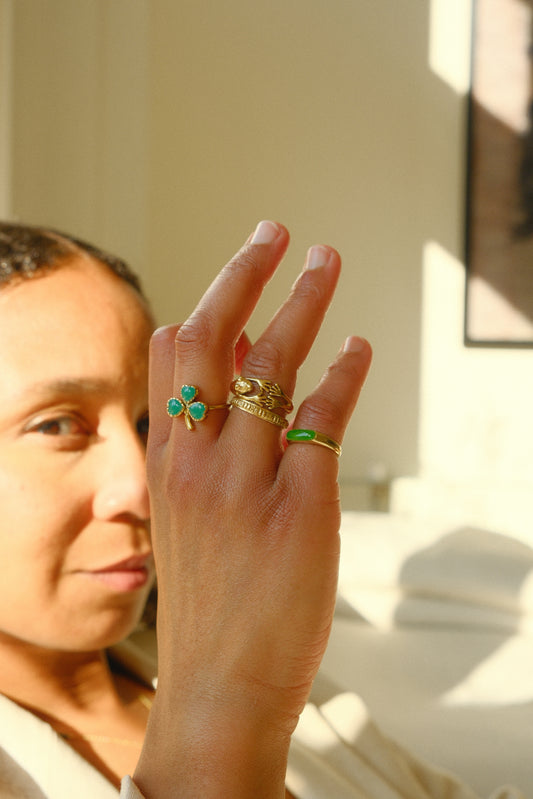 Vintage pattern ring