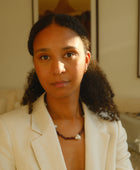 Hematite shell necklace g-p