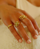 Brass ring oval