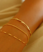 Bracelet twisted bone g-p