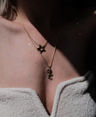 Pendants - Thick star - Gold plated
