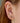 Silver hand stud earring