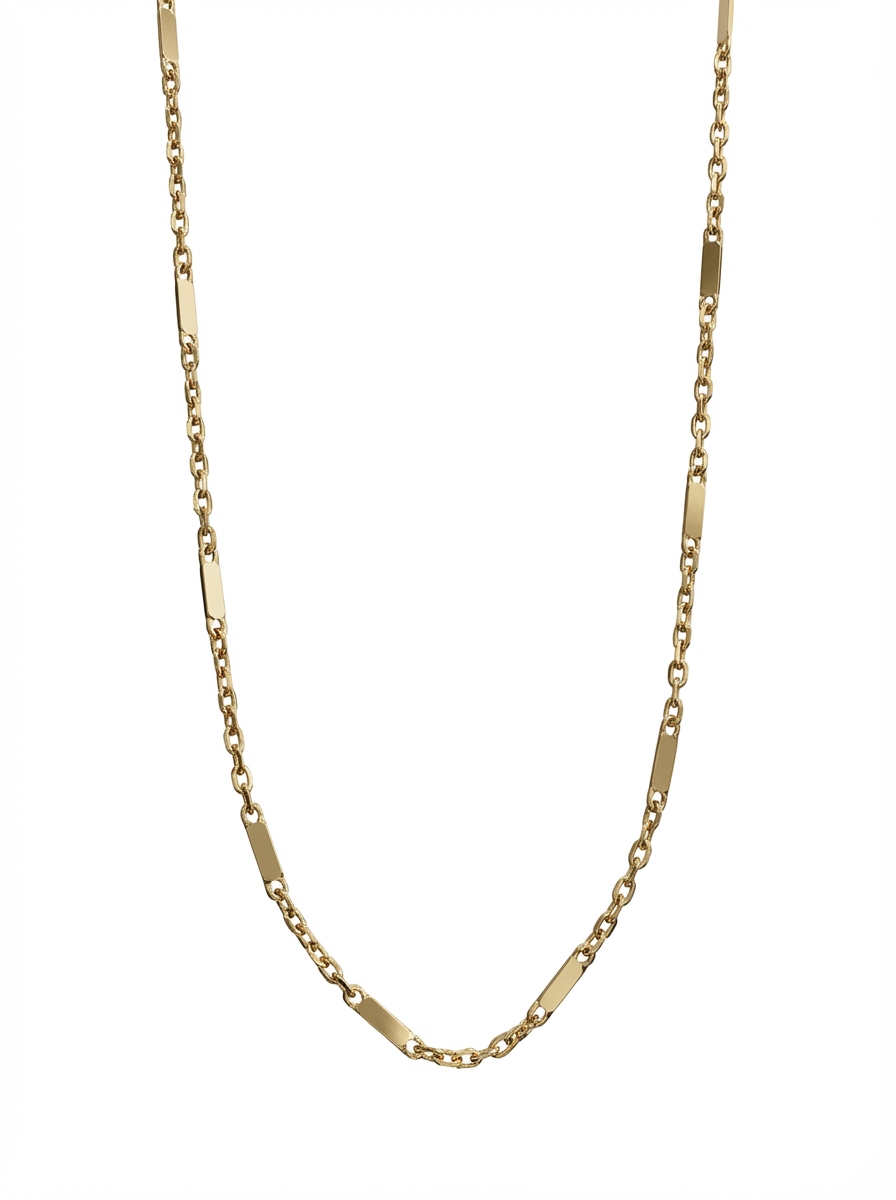 Necklace bar 14K, 40 cm