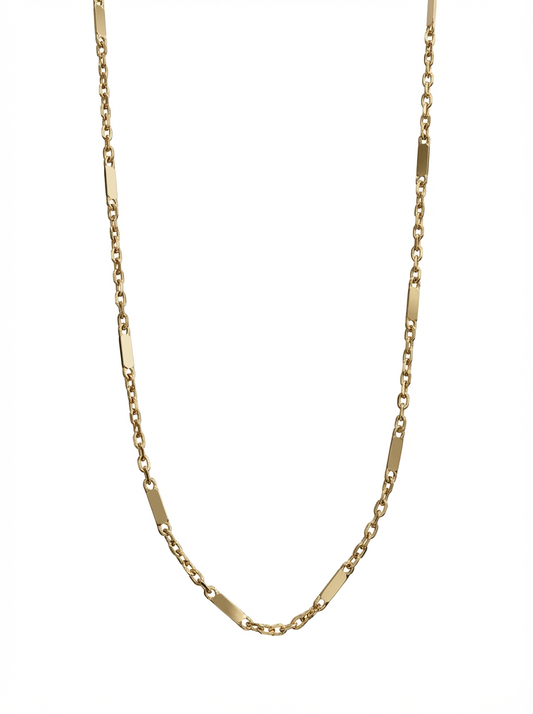 Necklace bar 14K, 40 cm