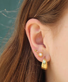 Earshell stud pearl g-p