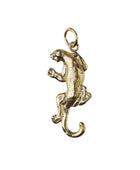 Pendants - Climbing panther -  Gold plated