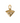 Pizza pendant big brass/g-p