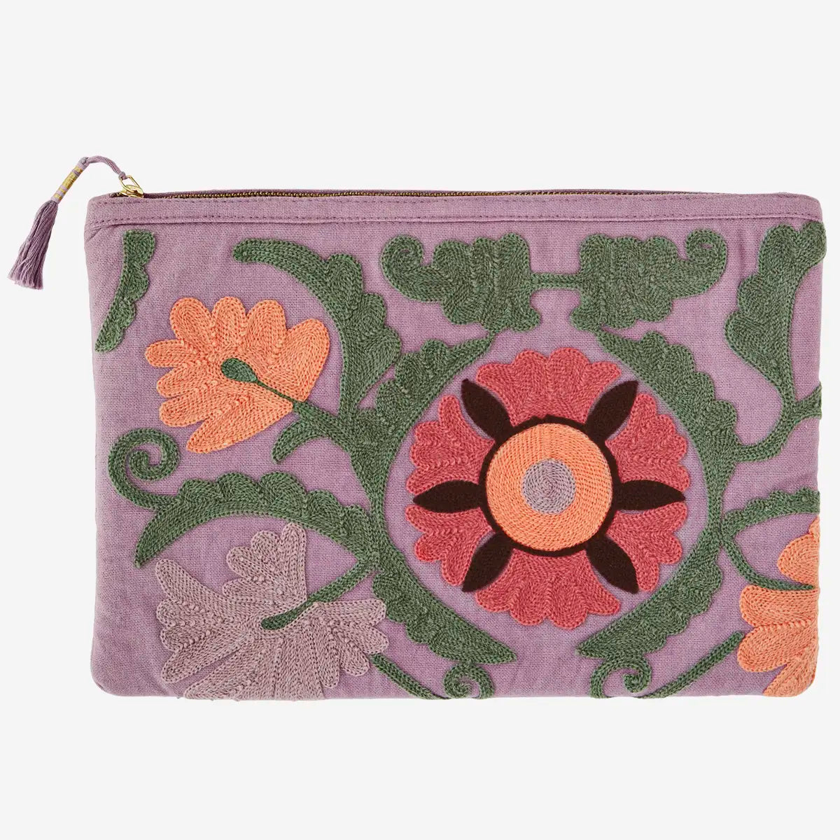 Embroidered ipad sleeve