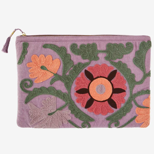 Embroidered ipad sleeve