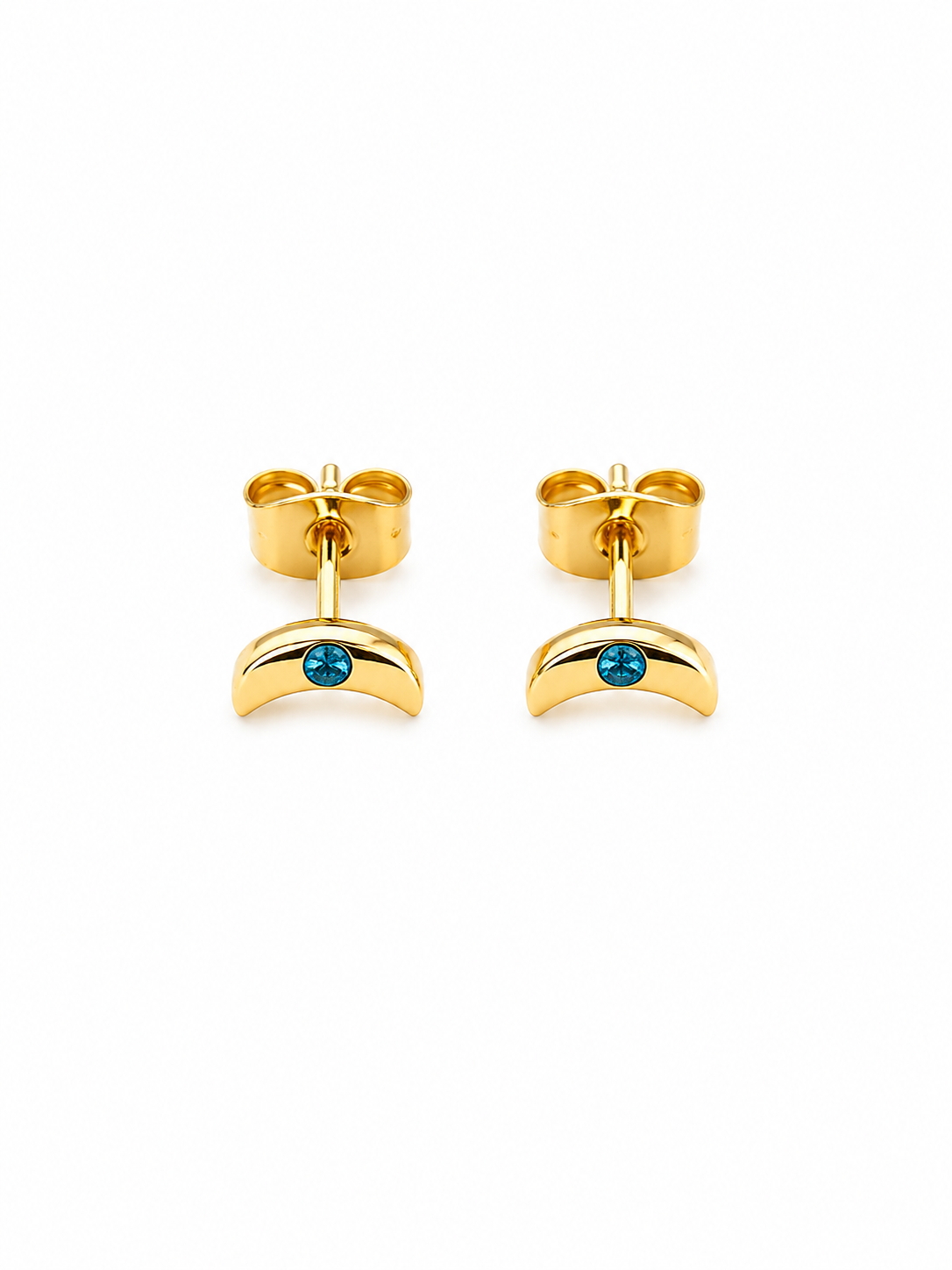 Universe moon stud brass/ g-p