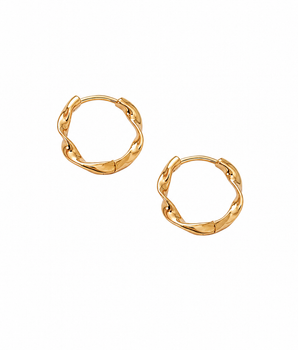 Classic twist earring g-p