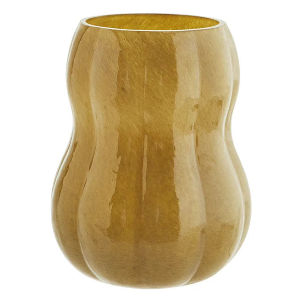 Glass Vase yellow